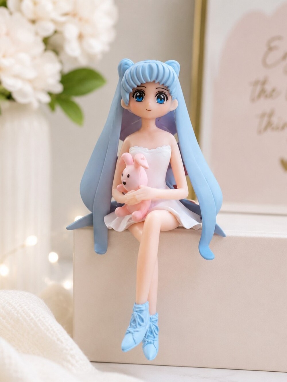 Charming Anime Girl Dashboard Figure
